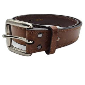 Ariat Men's Brown Leather Belt Size 38